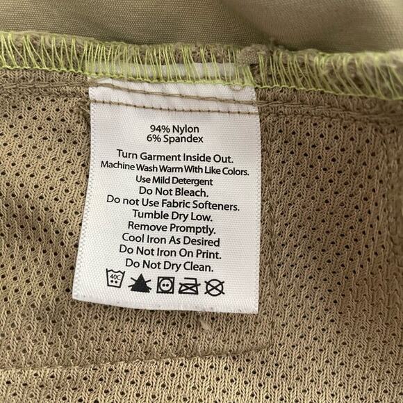 Eddie Bauer Men's 38x32 Khaki Nylon Pants Camping Outdoor Hiking Golf - Picture 5 of 8